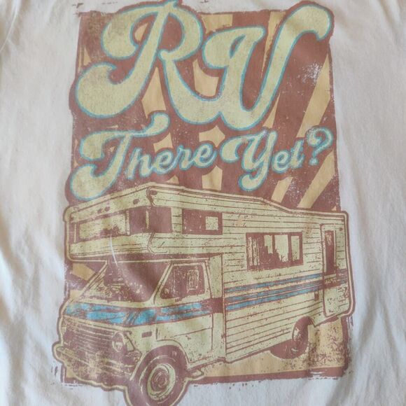 Unisex Mojo "RV There Yet?" seamless graphic tee sz L - Picture 7 of 9